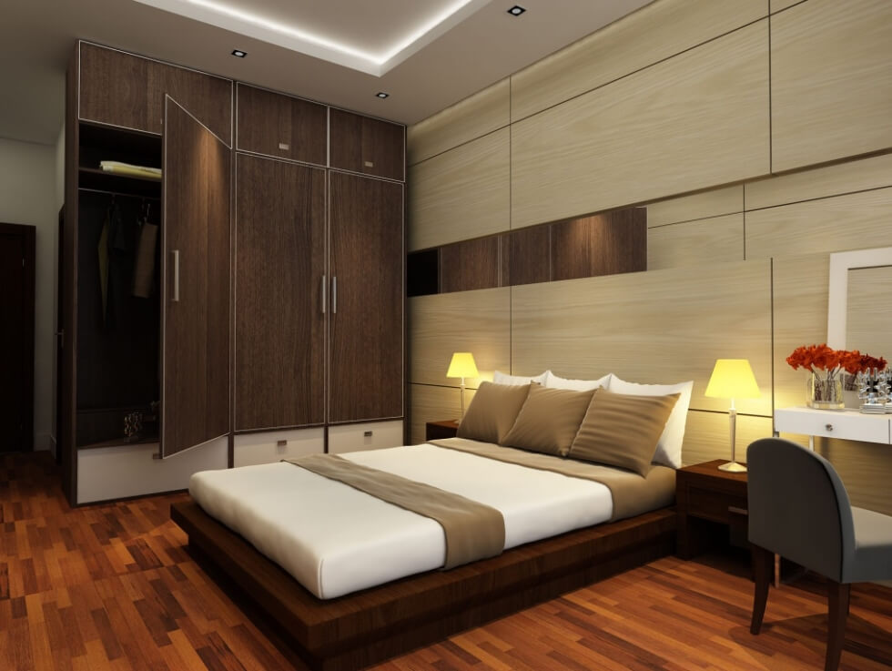 Gợi ý 10 mẫu thiết kế nội thất nội thất phòng ngủ nhà ống