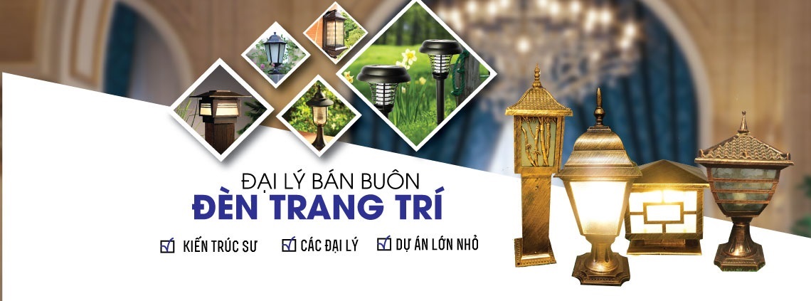 Vương Quốc Đèn đại lý bán buôn đèn trang trí số 1 tại Việt Nam