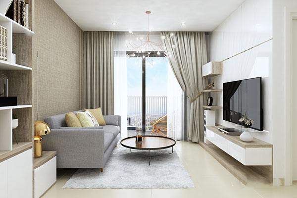 Gợi ý 11 ý tưởng thiết kế nội thất phòng khách chung cư nhỏ “ăn gian” diện tích
