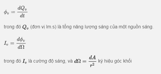 Cách tính lumen – Công thức tính quang thông